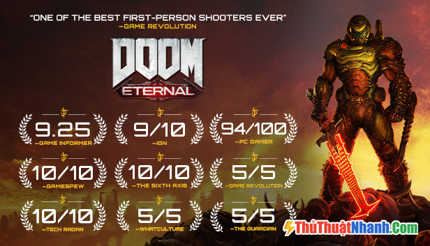 Top game bắn súng PC Doom Eternal
