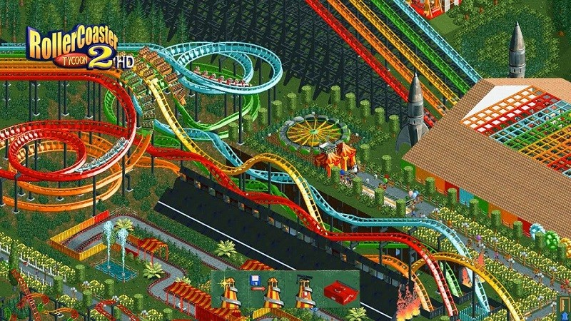 Game kinh doanh hay nhất cho PC - RollerCoaster Tycoon 2
