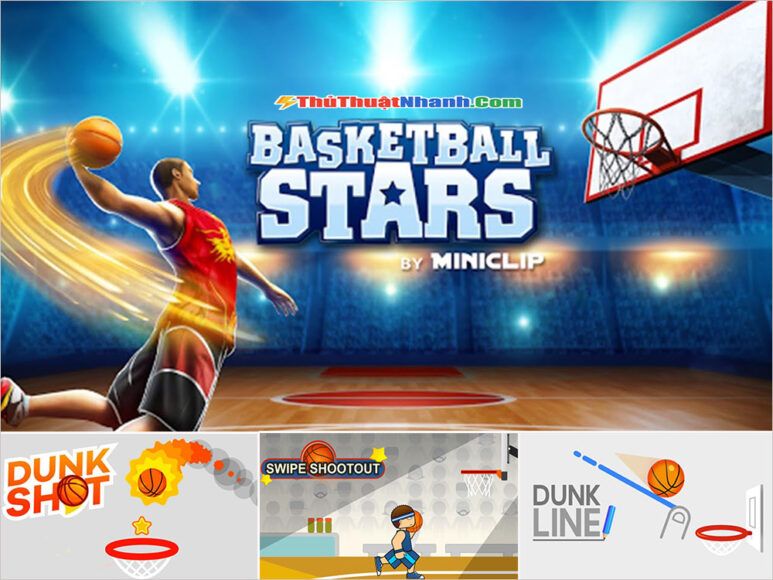 Top game bóng rổ offline và online hay nhất trên di động