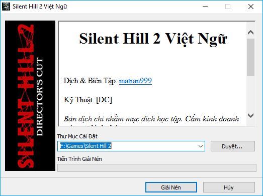 1630706316 962 Tai Game Silent Hill 2 Viet Hoa Cho PC