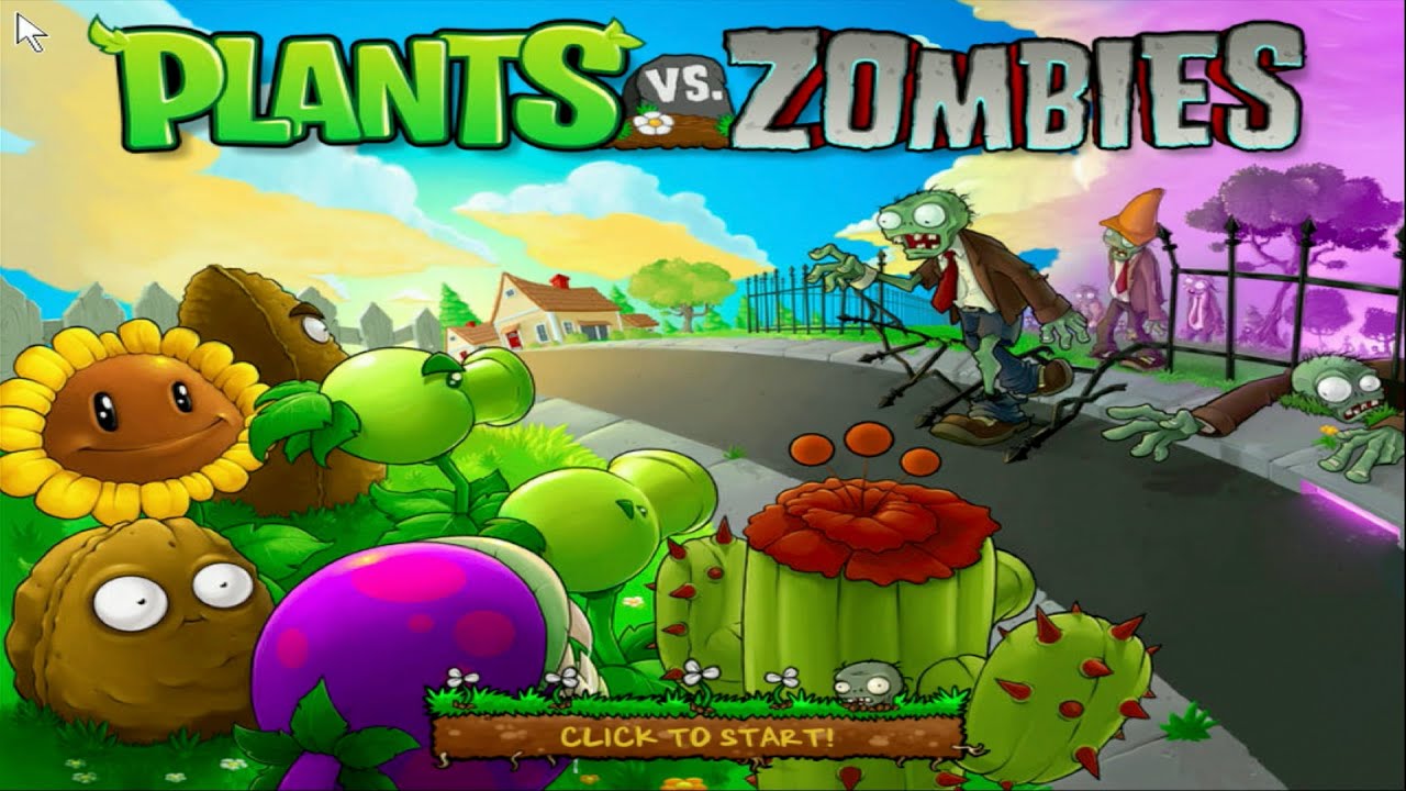 Game popcap Plants vs. Zombies