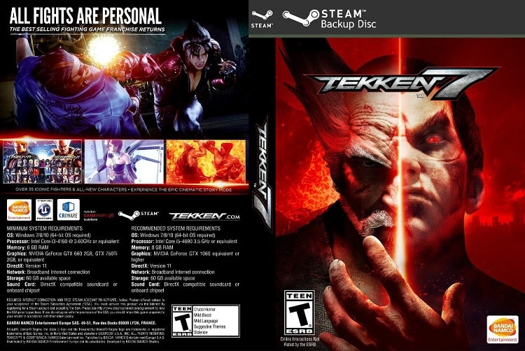 Cấu hình yêu cầu để chơi game Tekken 7 khá cao