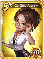 Thẻ nhân vật cô giáo Ara 360mobi Cờ Tỷ Phú