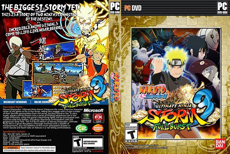 Cấu hình yêu cầu để chơi game Naruto Storm 3