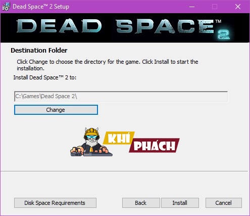 Bấm Install và ngồi chờ xíu là chơi được Dead Space 2 rồi