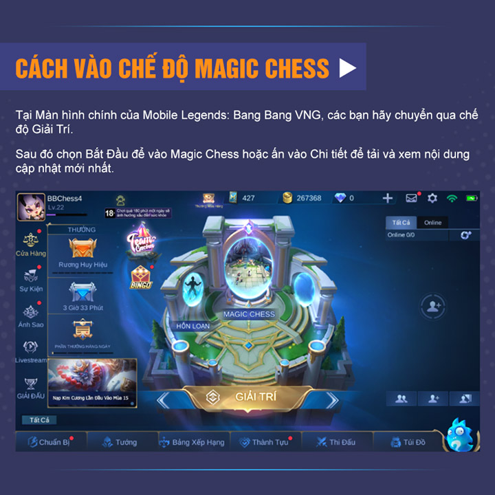 Hướng dẫn chơi Magic Chess 01