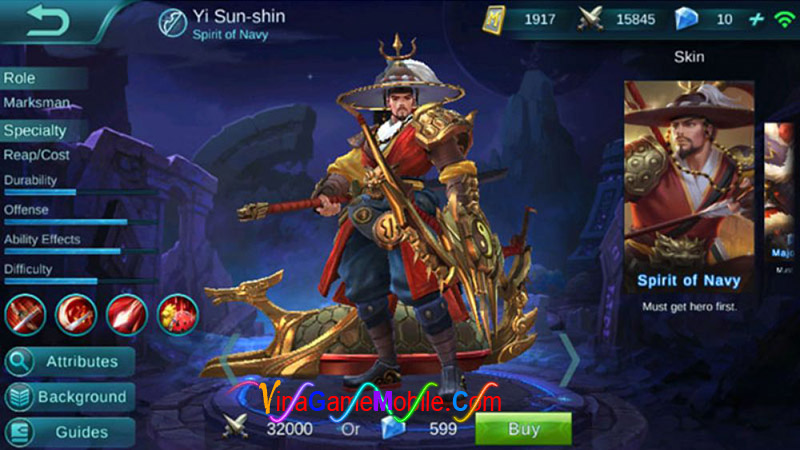 Yi Sun-shin Mobile Legends