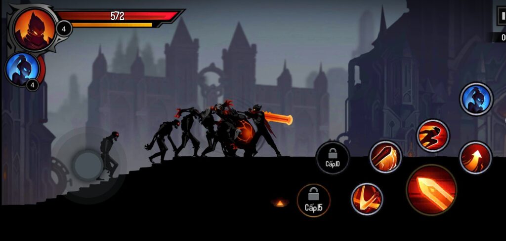 Hình ảnh trong game Shadow Knight mod apk full