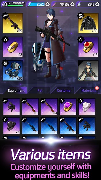 Nhiều vật phẩm vũ khí trong game OrderZero mod