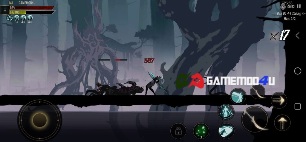 Hình ảnh trong game Shadow of Death 2 mod test bởi Game Mod4u