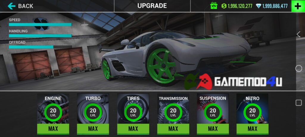 Game Ultimate Car Driving Simulator mod full tiền có tính năng nâng cấp thú vị