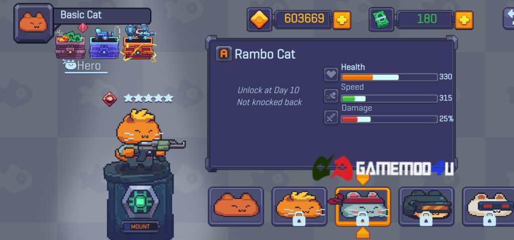 Game Cat Gunner mod full tiền có nhân vật đa dạng