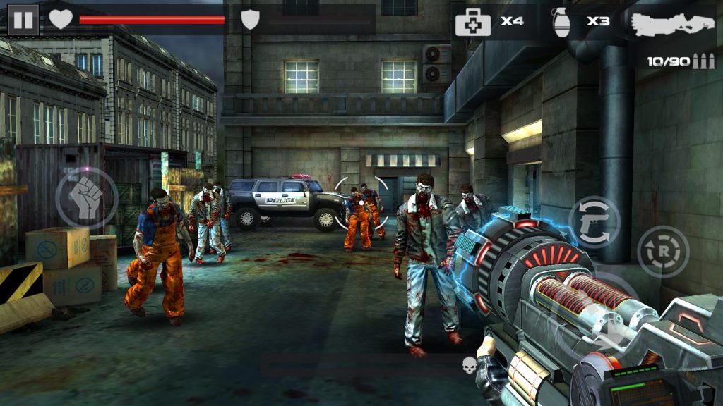 Hình ảnh trong tựa game DEAD TARGET Zombie mod full tiền