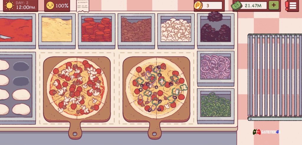 Hình ảnh trong game Good Pizza Great Pizza hack full tiền