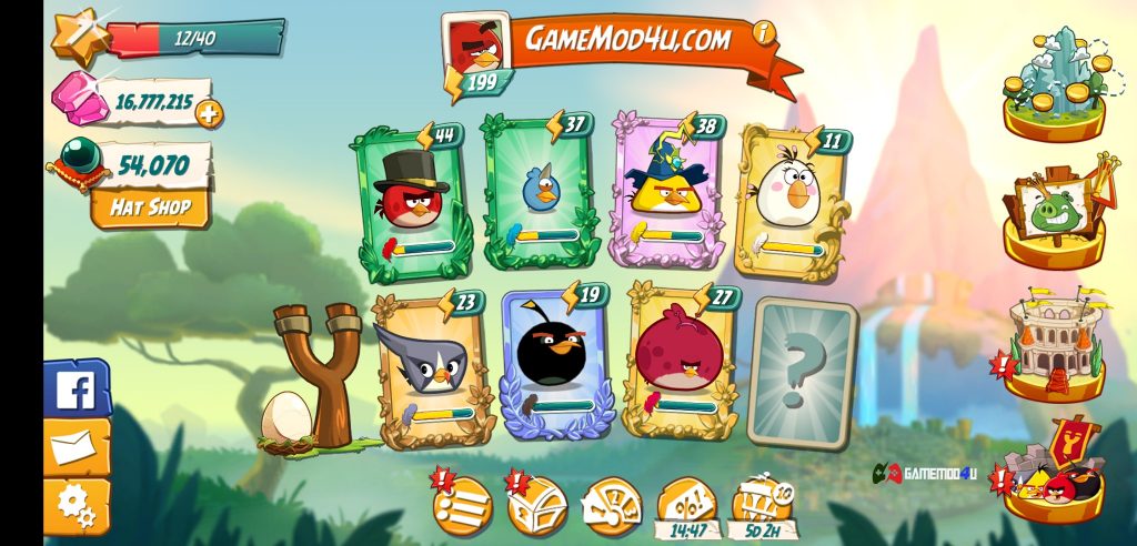 Các loài chim trong Angry Birds 2 hack full tiền