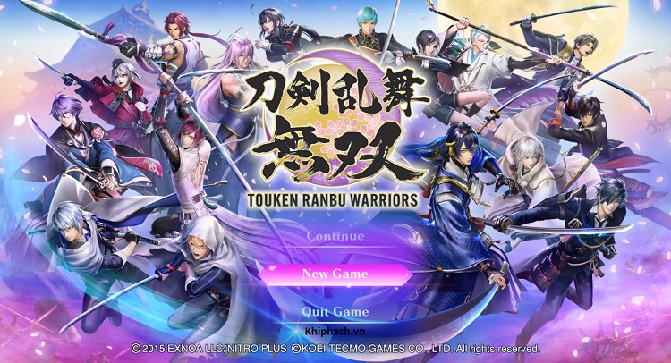 Link tải Touken Ranbu Warriors Full cho PC