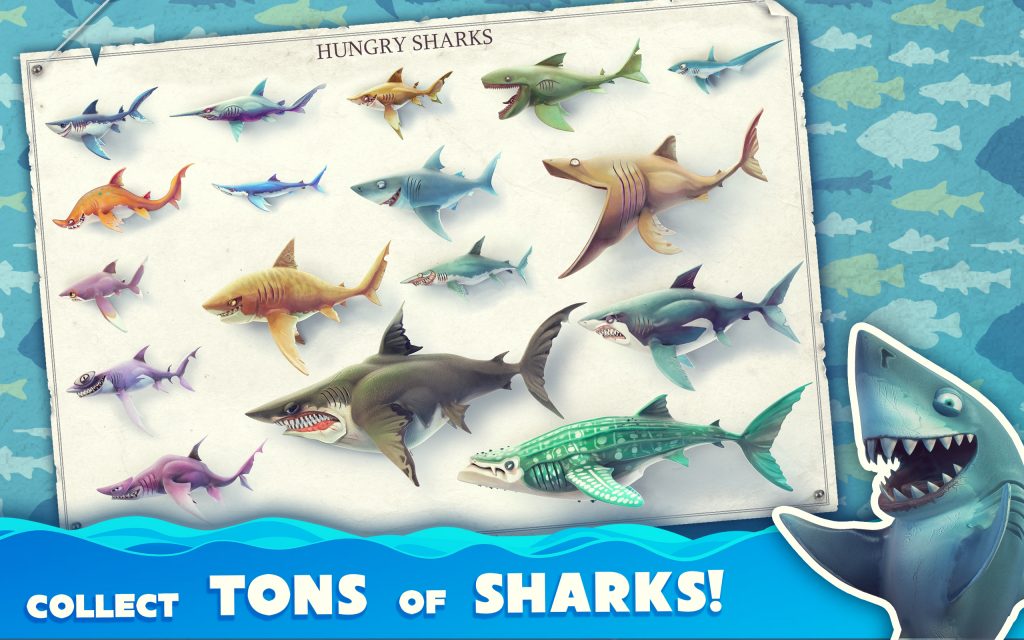 Thông tin về tựa game Hungry Shark World dành cho điện thoại Android