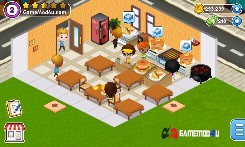 Hình ảnh trong game Cafeland - World Kitchen mod full tiền