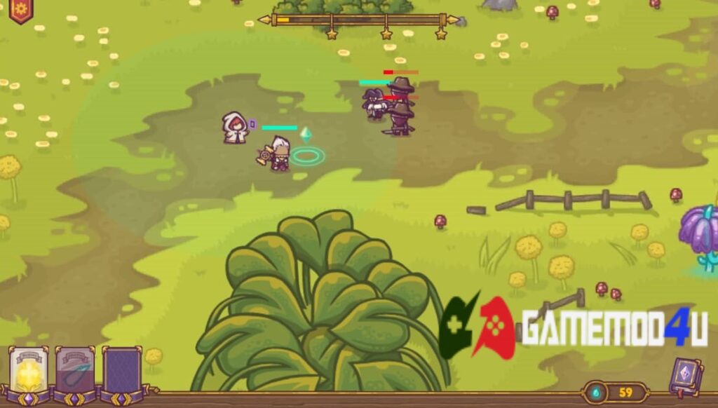 Gameplay của trò chơi Tiny Guardians Mod
