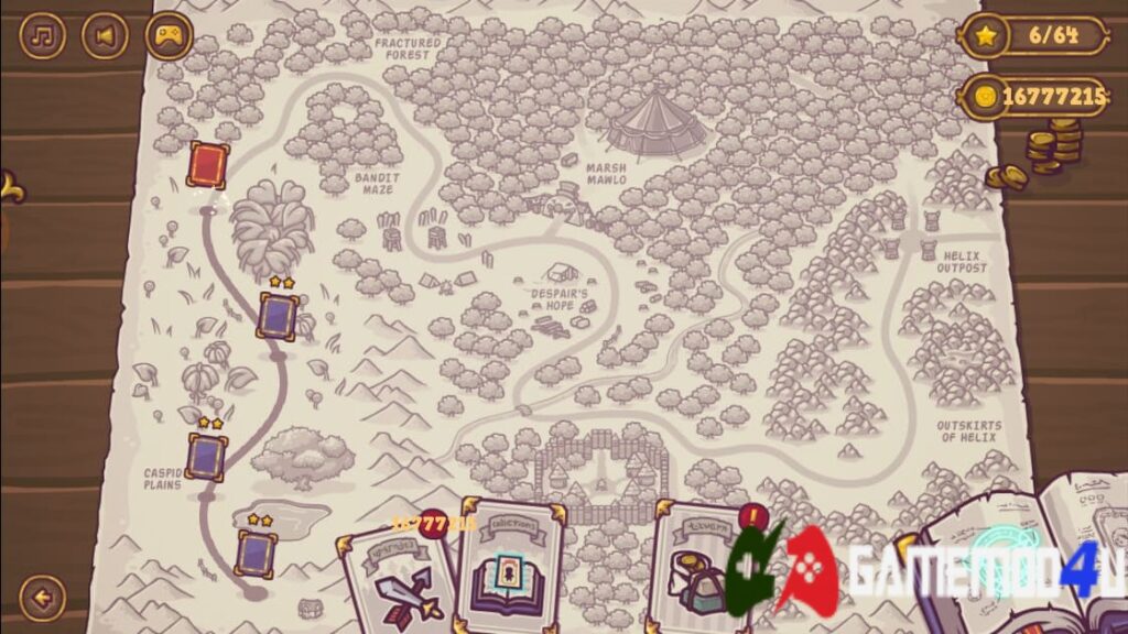 Map và các màn chơi trong Tiny Guardians Mod